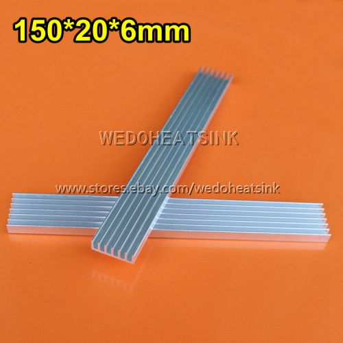 Free shipping 10pcs 150x20x6mm diy cooling heat sink aluminum cooler led 5w 10w for sale