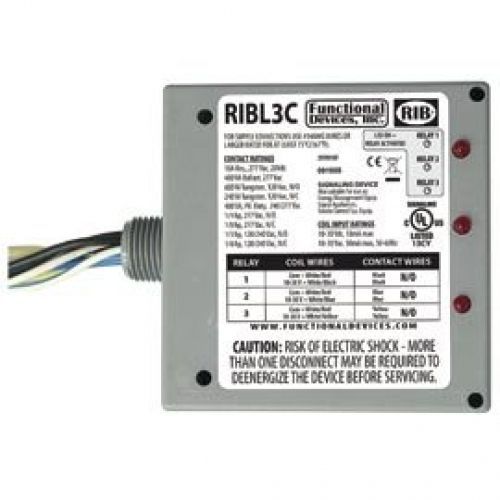 Functional devices (rib) enclosed relays 10amp 3 spst-no 10-30vac/dc for sale