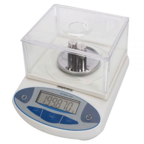 300g x 0.001g B3003T Electronic Balance Laboratory Scale White