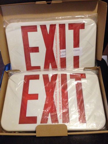 Lithonia Lighting Red Exit Sign EXR LED M6