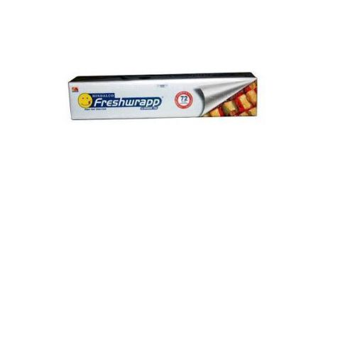 Hindalco aluminium foil wrap for lunch box 72 m for sale