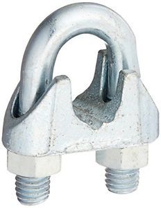 National hardware 3230bc 5/8&#034; zinc plated wire cable clamp for sale