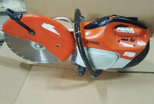 STIHL TS420 GASOLINE CONCRETE SAW W/ 14&#034; DIAMOND DISK