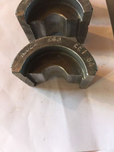 (1) Burndy U243  EE18ACrimping Die for Y35-Y39 series tools Index 243 EE1 84