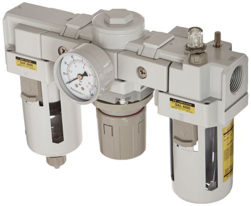 Pneumaticplus sau4000m-n06g three-unit combo compressed air filter/regulator/... for sale