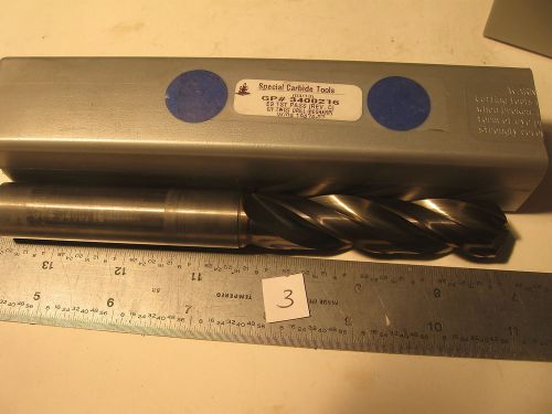Special Carbide .715 3 flute coolant drill E9 1st pass, resharp Solid Carbide(3)