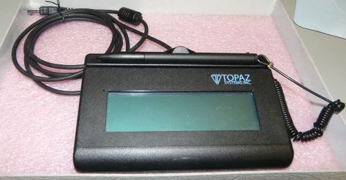 Topaz Signature Gem TL460HSBR T-L460-HSB-R 1x5 LCD Signature Pad
