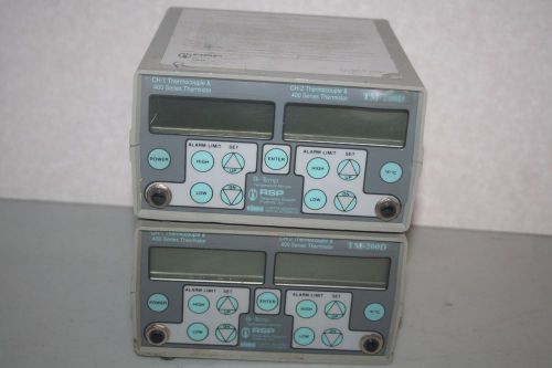 Qty-2, Bi-Temp temperature monitor RSP Series TM200D thermistor