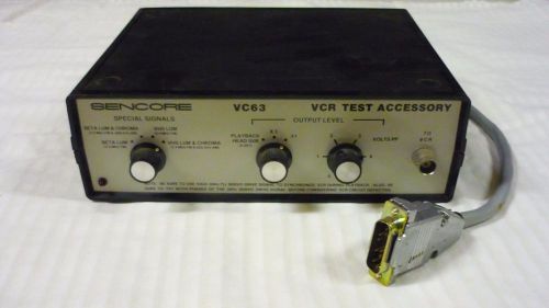 Sencore VC63 VCR Test Accessory