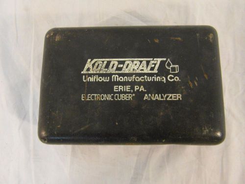 Kold Draft Ice Machine Electronic Cuber Analyzer W/ Original Case 32658