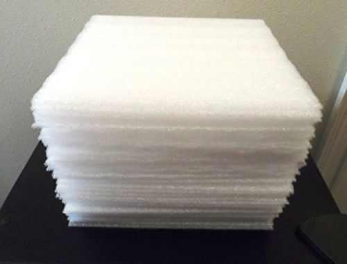 12 x 12 packing pre-cut 1/8 thick polyethylene cushioning foam 25 pack-1000 s for sale