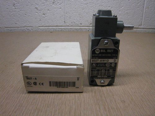 NEW ALLEN-BRADLEY OILTIGHT LIMIT SWITCH 802T-AW1D SERIES D 802T-A FREE SHIPPING