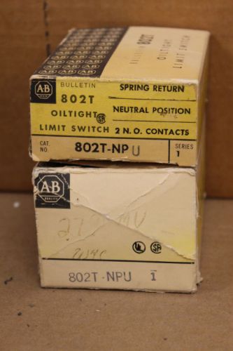 ALLEN-BRADLEY 802T-NPU LIMIT SWITCH