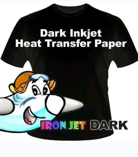 *Premium Dark Fabric Inkjet Transfer Paper 8.5&#034;x11&#034; (50 pack) :)