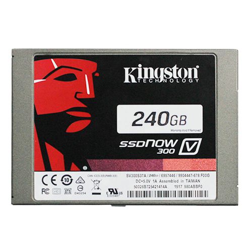 Kingston SSDNOW 240GB Solid State Drive 2.5 inch V300 SATA 3 hard drive