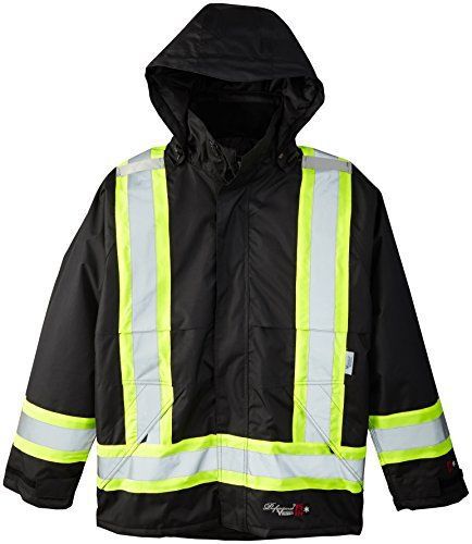 Viking Professional Insulated Trilobal Rip Stop FR Jacket, Black, 3XL