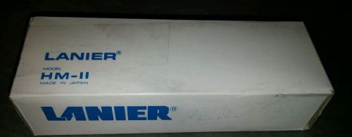 Lanier Hand Microphone Model HM-11 NEW IN ORIGINAL BOX.