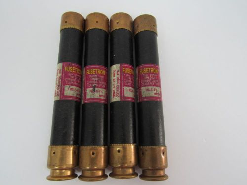 Buss/fusetron dual-element time-delay fuse frs-r-4 1/2 a 600v(lot of 4) for sale