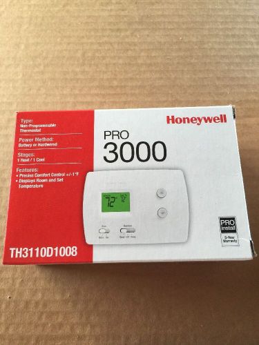 New Honeywell TH3110D1008 PRO3000 Thermostat Non Programmable &#034;Free Shipping&#034;