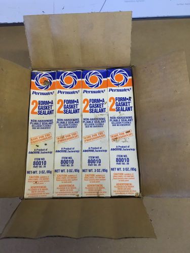 Permatex Form-A-Gasket #80010, Box Of 12-3 Ounce Tubes