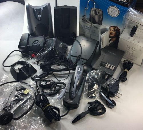 PLANTRONICS LOT CS50 HL10 VOYAGER PRO VISTA M22 HEADSET PIECES PARTS