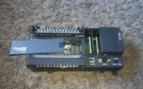 AUTOMATION DIRECT PLC MODULE D0-06DR with EXTRA MODULES