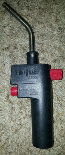 BERNZOMATIC TS2000 Propane Torch Head Adjustable Trigger Start Works Great LOOK