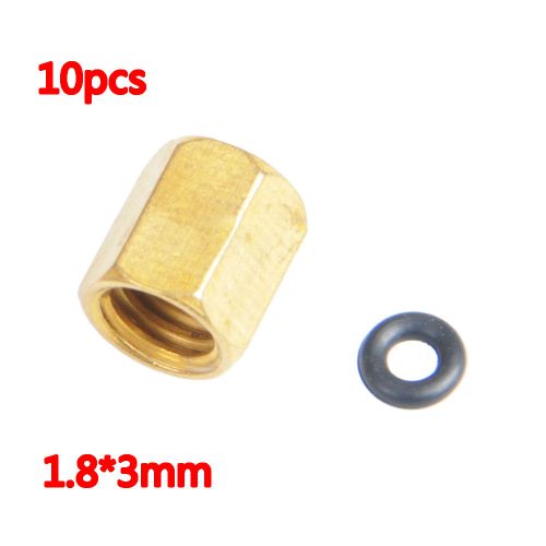 10pcs Copper Screw with O-ring for Small Damper Ink Piping 1.8*3mm Epson Roland