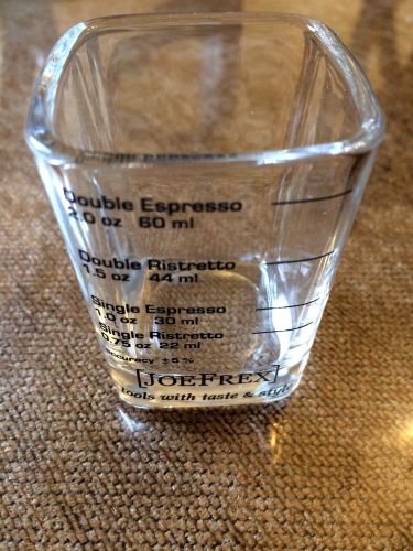 Consept art lines glass jug espresso ristretto measure 22/30/44/60 ml 1/2 oz for sale
