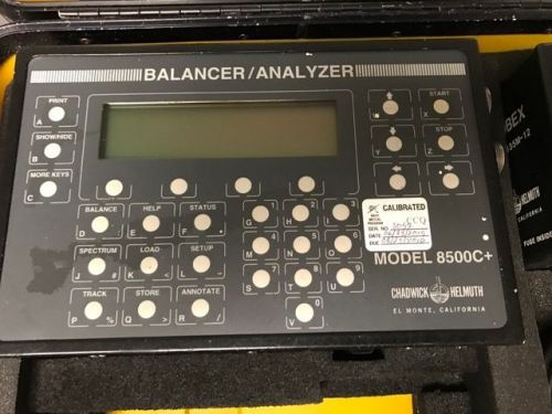 Chadwich Helmuth Balance Analyzer model 8500C+