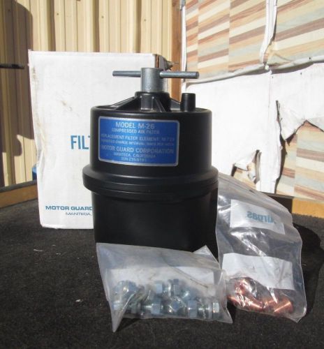 New motor guard m-26 compressed air filter for sale