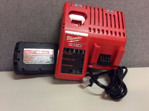 Milwaukee m12 m18 12v-18v li-ion charger m18 battery 48-59-1812 48-11-1820 lot for sale