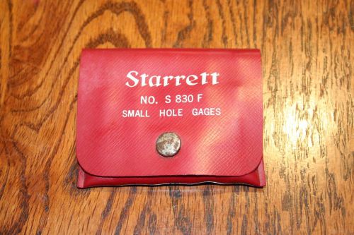 Starrett s 830 f small hole gages for sale