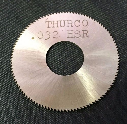 Thurston jewelry 1-1/2 x 0.032 x 1/2 90t hsr slitting slotting saw for sale