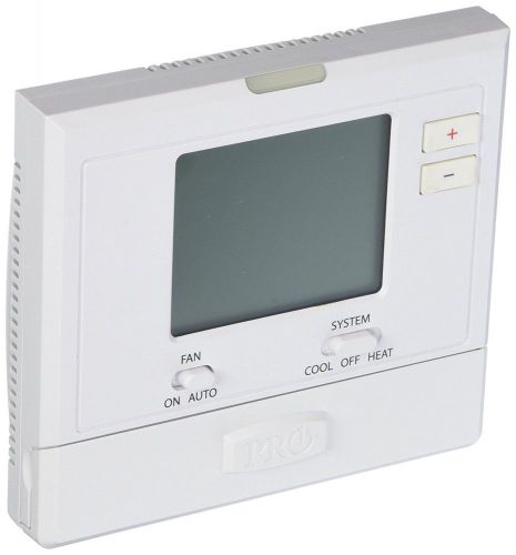 White Indoor Electronic Thermostat Non-Programmable Easy to Use Eco Friendly