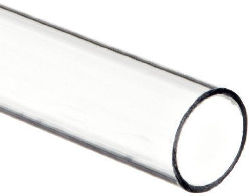 Clear polycarbonate tube, 7/8&#034; id x 1&#034; od x 1/16&#034; wall, 36&#034; l for sale