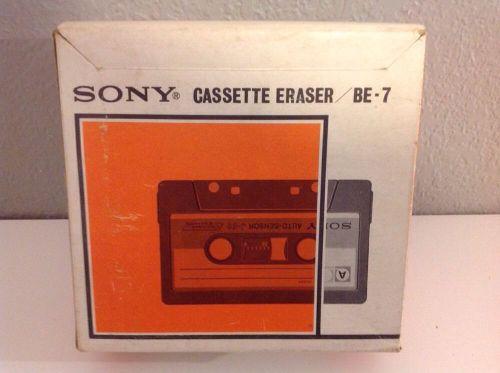 Sony Be-7 Cassette Tape Eraser Heavy Duty Vintage Japan Free Shipping!