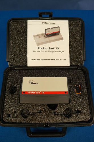 New mahr pocket surf iv/surface finish/roughness/tester/profilometer warranty for sale