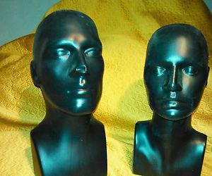 Male and female head mannequin