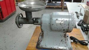 Hobart Table Top Meat Grinder 4322 115v 1 Phase w/ 4 cutters, sausage tube, etc 