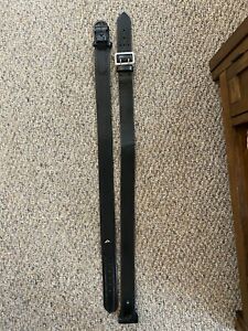 Two gently used leather duty belt police