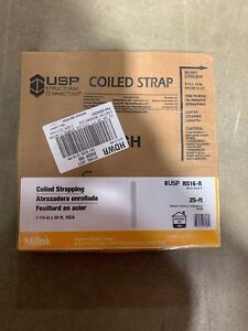 USP Roll of Galvanized Coiled Strapping RS16-R  1-1/4in x 25ft  16GA