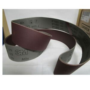 3 M SANDING BELTS 3&#034;X90&#034; P180 202D J WEIGHT BELTS LOT OF 5 #051125-64296