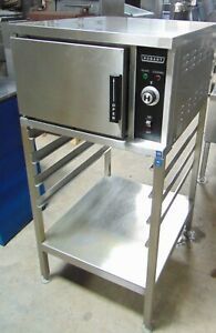Hobart HSF3 3 Pan Countertop Convection Steamer w/Stand, 3phase. 208v