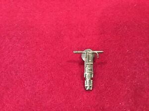 Vintage Gardner Dever Jackhammer Tie Tack Construction Brass EUC