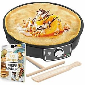 Crepe Maker Machine Pancake Griddle - Nonstick 12&#034; Electric Griddle - Pancake