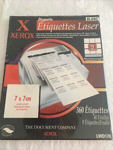 xerox Etiquettes laser 360 new in pkg