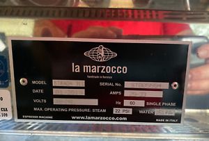 La marzocco strada 3ee espresso machine