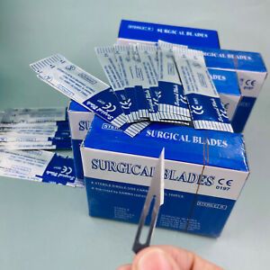 1000PCS Surgical Scalpel Blades Dental Medical Instruments 11# Size Carbon Steel