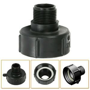 IBC Tank Container Adapter Fine Thread 60mm Hose Faucet Valve Fittings Accessory